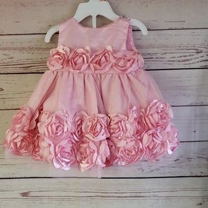 BABY PINK FANCY DRESS W BLOOMERS